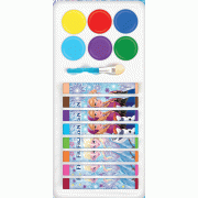 FROZEN  Colouring Set + สีน้ำและสีชอล์ก Colour as you wish 